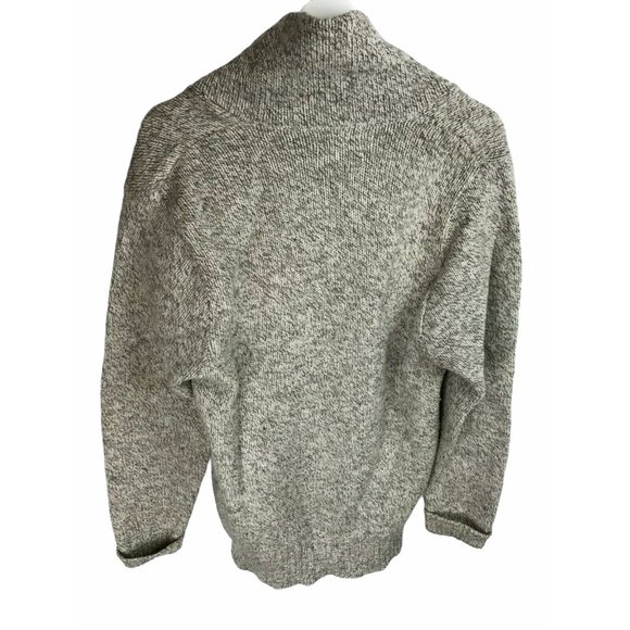 REI Sweater Pullover Shawl Collar Oatmeal Men's M
